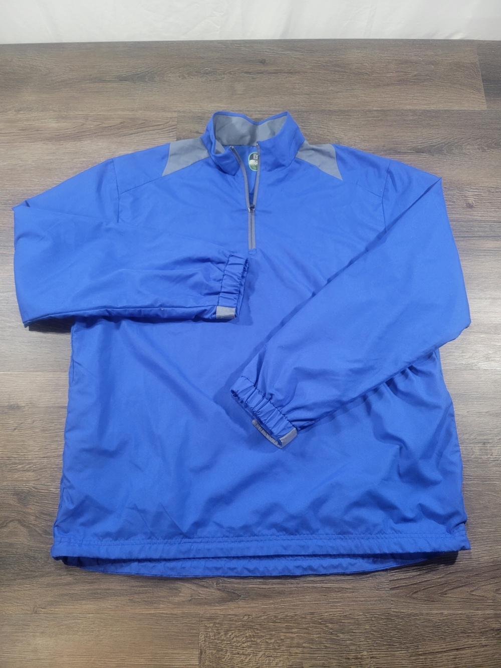 PGA TOUR Pro Series Mens Size L Pullover Golf Windbreaker Jacket Blue Gray